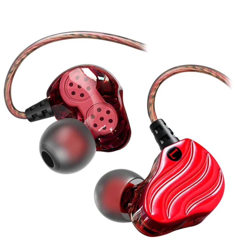 1 Pair Earphone Dual Drivers Sports Ear Hook In-ear Wired Earphones GV99 
1 Pair Earphone Dual Drivers Sports Ear Hook In-ear Wired Earphones GV99