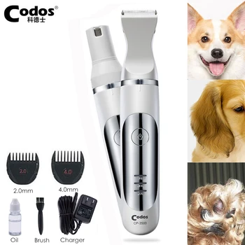 Codos 2 in 1 Professional Pet Cat Dog Hair Trimmer Paw Nail Grinder Rechargeable Grooming Clippers Nail Cutter Haircut Machine
Codos 2 in 1 Professional Pet Cat Dog Hair Trimmer Paw Nail Grinder Rechargeable Grooming Clippers Nail Cutter Haircut Machine