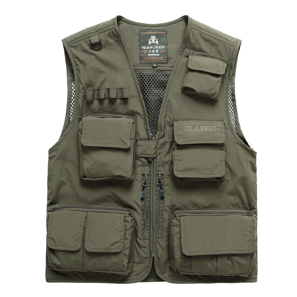 Outdoor Fishing Vest Quick Dry Breathable Multi Pocket Mesh Jackets Photography Hiking Vest Army Green Sleeveless Fish Vests D25
Outdoor Fishing Vest Quick Dry Breathable Multi Pocket Mesh Jackets Photography Hiking Vest Army Green Sleeveless Fish Vests D25