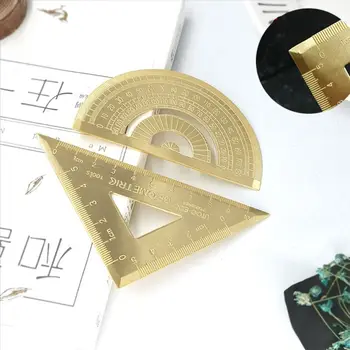 Vintage Brass Lsosceles Triangle Ruler Drawing Painting Measuring Tool Cartography Math Geometry Office School Stationery
Vintage Brass Lsosceles Triangle Ruler Drawing Painting Measuring Tool Cartography Math Geometry Office School Stationery