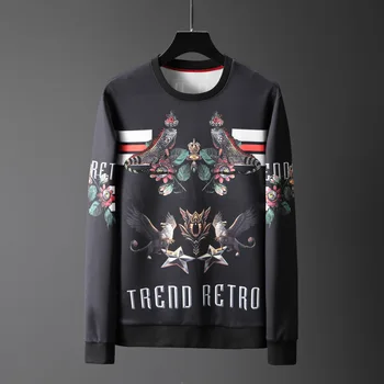 2019 Autumn Fashion Men Clohing Black Hoodies Brand Printed Rhinestones Sweatshirts Full Casual Streetwear Sudaderas Para Hombre
2019 Autumn Fashion Men Clohing Black Hoodies Brand Printed Rhinestones Sweatshirts Full Casual Streetwear Sudaderas Para Hombre