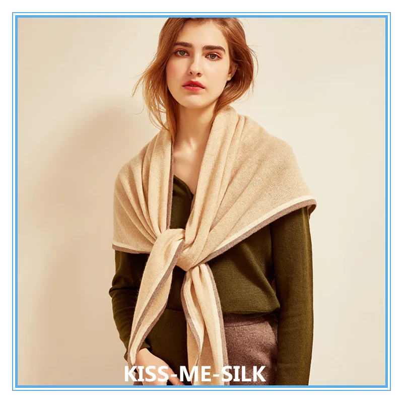 KMS New Style Contrasting Line Autumn Winter Scarf Cashmere Knitted Triangle scarf warm scarf 76*172CM/155G
KMS New Style Contrasting Line Autumn Winter Scarf Cashmere Knitted Triangle scarf warm scarf 76*172CM/155G