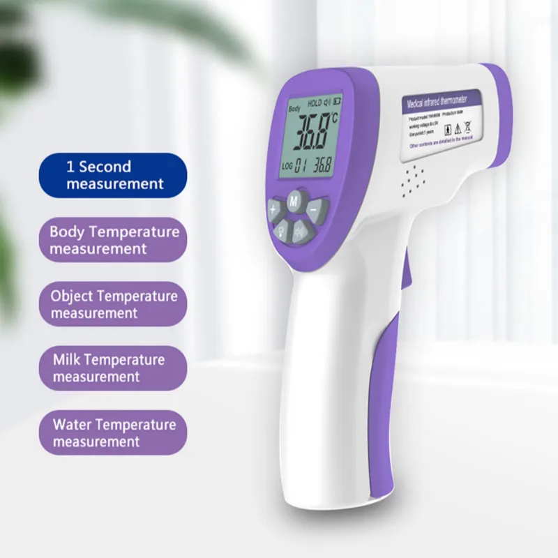 Infrared Thermometer Ear Temperature Meausurement Adults Kid Non-Contact LCD Digital Baby Kids Infrared Forehead Thermometer Gun
Infrared Thermometer Ear Temperature Meausurement Adults Kid Non-Contact LCD Digital Baby Kids Infrared Forehead Thermometer Gun