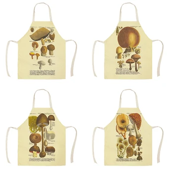 Kitchen Apron Retro Mushroom Geometric Printed Linen Aprons for Men Women Home Cleaning Tools WQ203
Kitchen Apron Retro Mushroom Geometric Printed Linen Aprons for Men Women Home Cleaning Tools WQ203