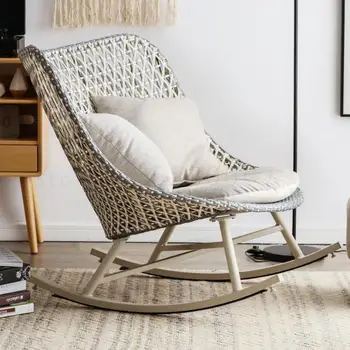 Balcony Rocking Chair Household Rattan Chair Recreational Rocking Chair Adults Nap Leisure Chair
Balcony Rocking Chair Household Rattan Chair Recreational Rocking Chair Adults Nap Leisure Chair
