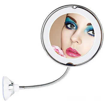 Adjustable LED Mirror Makeup Mirror with Led Light Vanity Mirrors Rotating Cosmetic Mirror 10X Magnifying Mirrors Light XA83T
Adjustable LED Mirror Makeup Mirror with Led Light Vanity Mirrors Rotating Cosmetic Mirror 10X Magnifying Mirrors Light XA83T