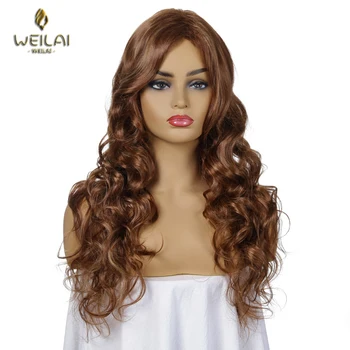 WEILAI Ombre Brown Wave Synthetic Hair Wigs High Temperature Wavy Cosplay Costume Daily Wig for American Women
WEILAI Ombre Brown Wave Synthetic Hair Wigs High Temperature Wavy Cosplay Costume Daily Wig for American Women