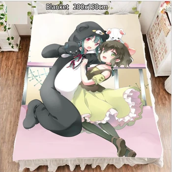 Anime Fleece Blanket and Bedspreads Kuma Kuma Kuma Bear Yuna kawaii girl Blankets for Beds 200cm 100cm
Anime Fleece Blanket and Bedspreads Kuma Kuma Kuma Bear Yuna kawaii girl Blankets for Beds 200cm 100cm