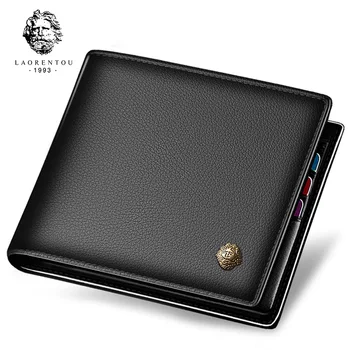 LAORENTOU Wallet Men 100% Genuine Leather Short Wallet Vintage Cow Leather Coin Purse Casual Wallets Purse Standard Card Holders
LAORENTOU Wallet Men 100% Genuine Leather Short Wallet Vintage Cow Leather Coin Purse Casual Wallets Purse Standard Card Holders