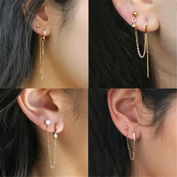 2020 New Ear Bone Clip Cool Tassel Chain Retro Single Tassel Earring Ear Clip Integrated Fashion European Ear rings for Women 
2020 New Ear Bone Clip Cool Tassel Chain Retro Single Tassel Earring Ear Clip Integrated Fashion European Ear rings for Women