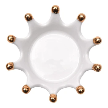 Ceramic Crown Ashtray for Cigarettes,Beautiful Decorations for Homes, Cafes, Bars,Desktop Storage Organizer,Jewelry Tray,Bedside
Ceramic Crown Ashtray for Cigarettes,Beautiful Decorations for Homes, Cafes, Bars,Desktop Storage Organizer,Jewelry Tray,Bedside