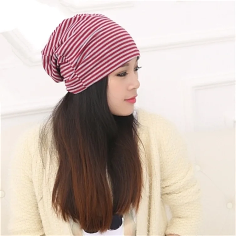 Manufacturers Direct Selling Hot Selling Korean-style Women's Autumn And Winter Pure Cotton Wire Stripes Headscarf Hat Women's P
Manufacturers Direct Selling Hot Selling Korean-style Women's Autumn And Winter Pure Cotton Wire Stripes Headscarf Hat Women's P