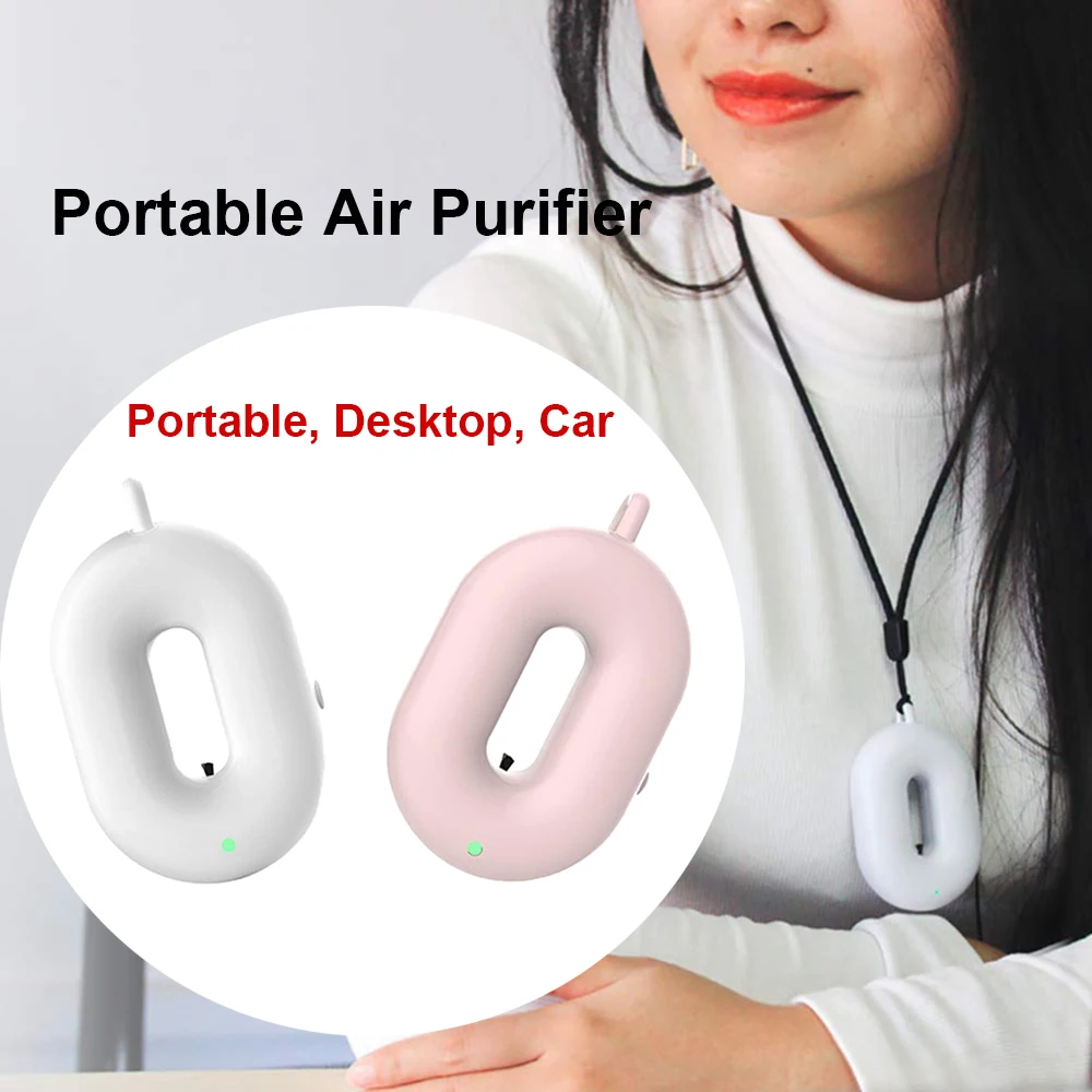 Portable Air Purifier Personal Wearable Air Purifier Necklace Mini Air Freshener Ionizer Negative Ion Generator Low Noise
Portable Air Purifier Personal Wearable Air Purifier Necklace Mini Air Freshener Ionizer Negative Ion Generator Low Noise