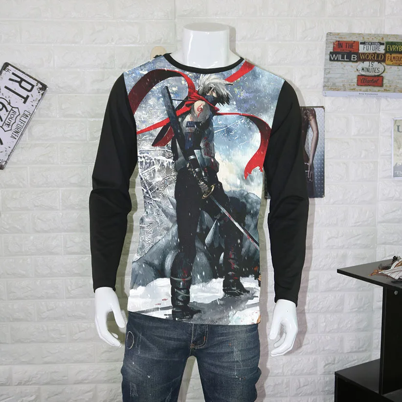 Cx114 Naruto Anime Peripheral Long-sleeved T-shirt Naruto Nine Tail Sasuke Men's Printed Autumn Loose-Fit Clothes
Cx114 Naruto Anime Peripheral Long-sleeved T-shirt Naruto Nine Tail Sasuke Men's Printed Autumn Loose-Fit Clothes