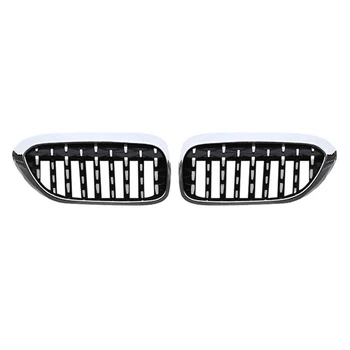 1 Pair Front Kidney Grille for Bmw New 5 Series G30 G38 2018-2019 Grille Meteor Style Front Silver Bumper Grill Car Styling
1 Pair Front Kidney Grille for Bmw New 5 Series G30 G38 2018-2019 Grille Meteor Style Front Silver Bumper Grill Car Styling