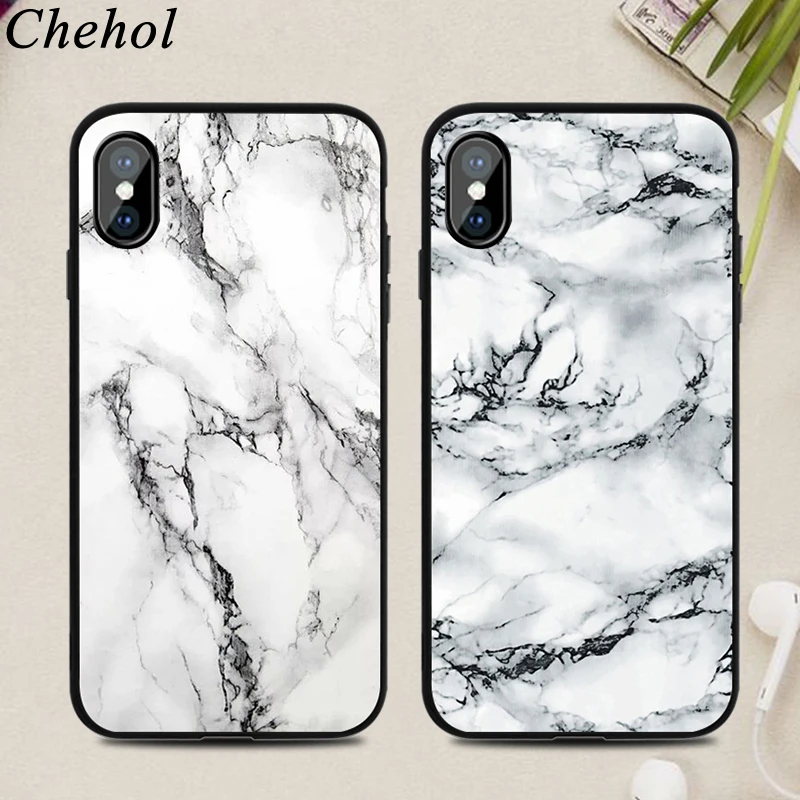 Модные мраморные Чехлы для мобильных телефонов IPhone X XS MAX XR 8 7 6s Plus чехол из мягкого