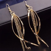 Vintage Gold Color Bar Long Thread Tassel Drop Earrings for Women Glossy Arc Geometric Korean Earring Fashion Jewelry 2020 New
Vintage Gold Color Bar Long Thread Tassel Drop Earrings for Women Glossy Arc Geometric Korean Earring Fashion Jewelry 2020 New