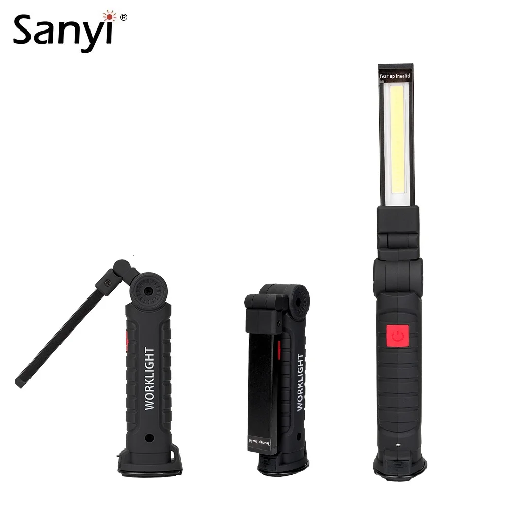 Magnetic Flashlight USB Rechargeable/AAA Working Lamp COB LED Torch Lamp Hanging Hook Tent Lamp For Outdoor Camping Hiking
Magnetic Flashlight USB Rechargeable/AAA Working Lamp COB LED Torch Lamp Hanging Hook Tent Lamp For Outdoor Camping Hiking
