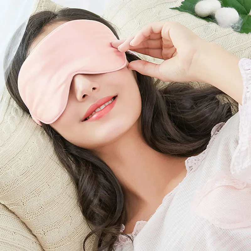 

1Pcs Eyeshade Sleeping Eye Mask Cover Eyepatch Blindfold Solid Portable Rest Relax Eye Shade Cover Soft Pad