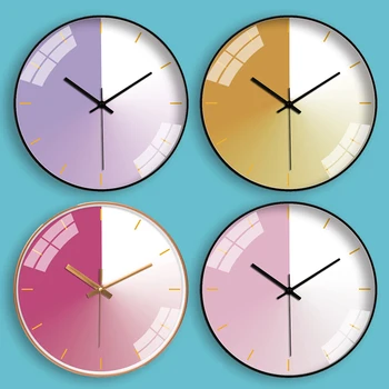 Nordic Gradient color Kitchen Wall Clock 12 Inch Decoration Colorful Wall Watch Silent Movement modern design pf102413
Nordic Gradient color Kitchen Wall Clock 12 Inch Decoration Colorful Wall Watch Silent Movement modern design pf102413