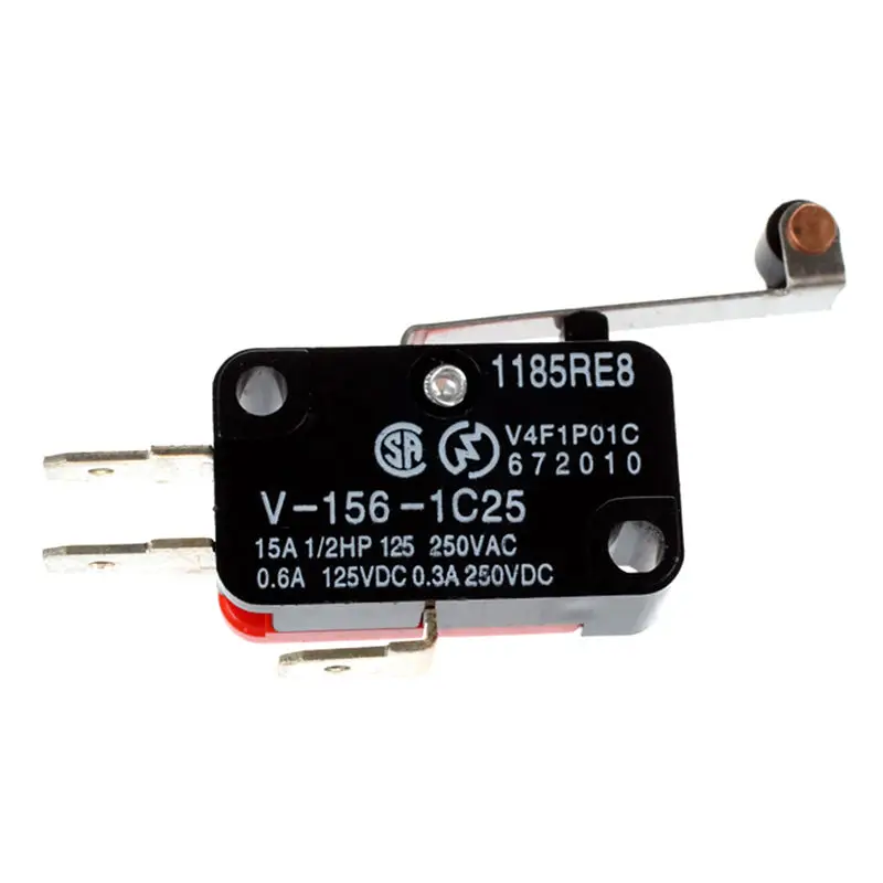 Mini Limit Switch Long Hinge Roller Lever Arm SPDT Snap Action LOT - Red and black
Mini Limit Switch Long Hinge Roller Lever Arm SPDT Snap Action LOT - Red and black