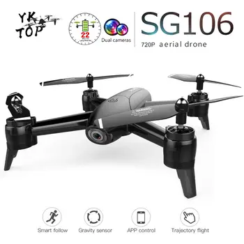 SG106 RC Drone with 720/1080p/4K HD Dual Camera FPV WiFi Real Time Aerial Video Optical Flow RC Quadcopter Helicopter 1/2/3 Batt
SG106 RC Drone with 720/1080p/4K HD Dual Camera FPV WiFi Real Time Aerial Video Optical Flow RC Quadcopter Helicopter 1/2/3 Batt
