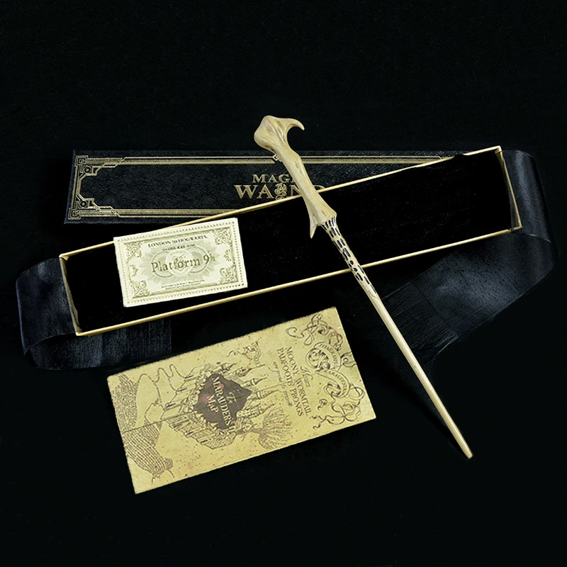 32 Kinds of Metal Core Potters Magic Wands Cosplay Dumbledore Voldemorte Ron Hermione Magical Wand Harried Ribbon Box with Gifts
32 Kinds of Metal Core Potters Magic Wands Cosplay Dumbledore Voldemorte Ron Hermione Magical Wand Harried Ribbon Box with Gifts