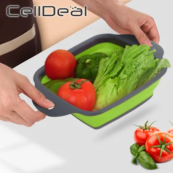 Fruit Vegetable Washing Basket Collapsible Drainer Silicone Colander Collapsible Drainer with Handle Kitchen Accessories Tools
Fruit Vegetable Washing Basket Collapsible Drainer Silicone Colander Collapsible Drainer with Handle Kitchen Accessories Tools