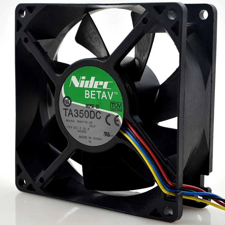Для Nidecta 350dcm35172 359032 12v 0.55a Dell Настольный 4 провод с контролем температуры