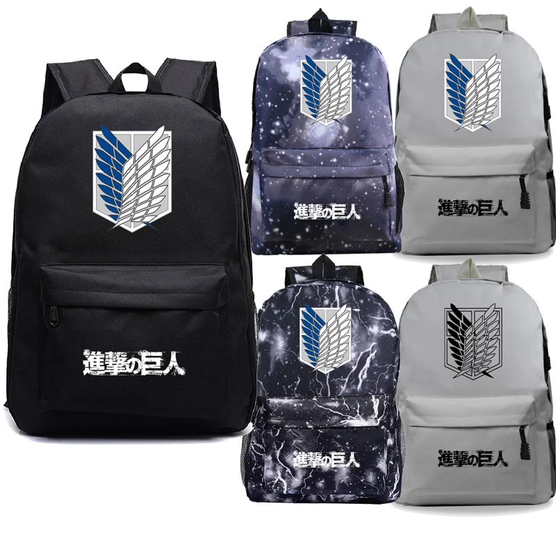 Attack on Titan Rucksack Students School Bags New Pattern backpack Beautiful Laptop Knapsack for Men Women Teens
Attack on Titan Rucksack Students School Bags New Pattern backpack Beautiful Laptop Knapsack for Men Women Teens