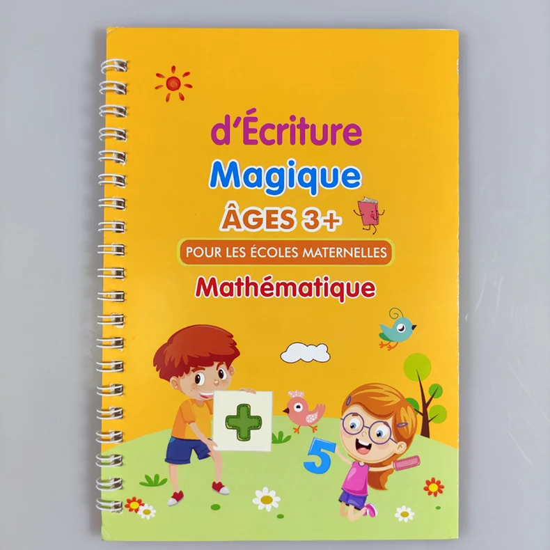 Zeszyt French Magic Practice - liczby po francusku dla dzieci - nauka kaligrafii i pisania - prezenty dla dzieci - Wianko - 21