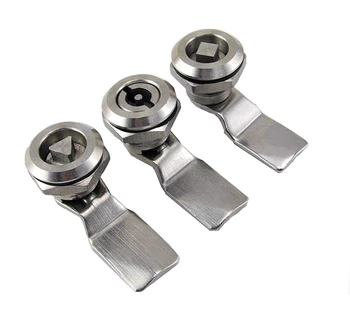 1PCS 304 stainless steel lock, cam cabinet lock, for distribution box, tin box, special lock.
1PCS 304 stainless steel lock, cam cabinet lock, for distribution box, tin box, special lock.