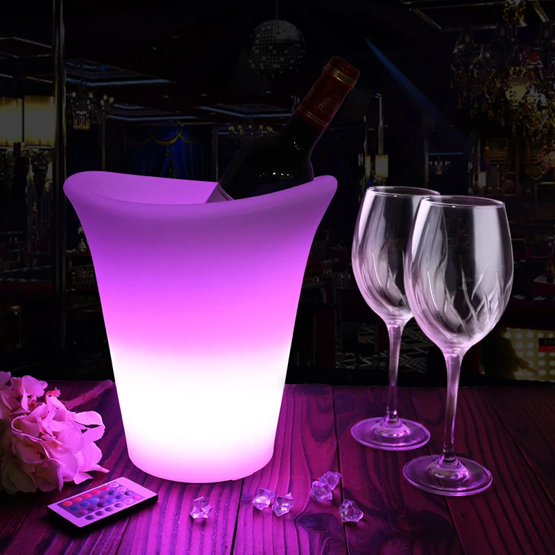 Bar Light Ice Bucket Plastic Creative KTV Restaurant Home Remote Control Colorful Insulation Wine Beer Champagne Ice Bucket
Bar Light Ice Bucket Plastic Creative KTV Restaurant Home Remote Control Colorful Insulation Wine Beer Champagne Ice Bucket