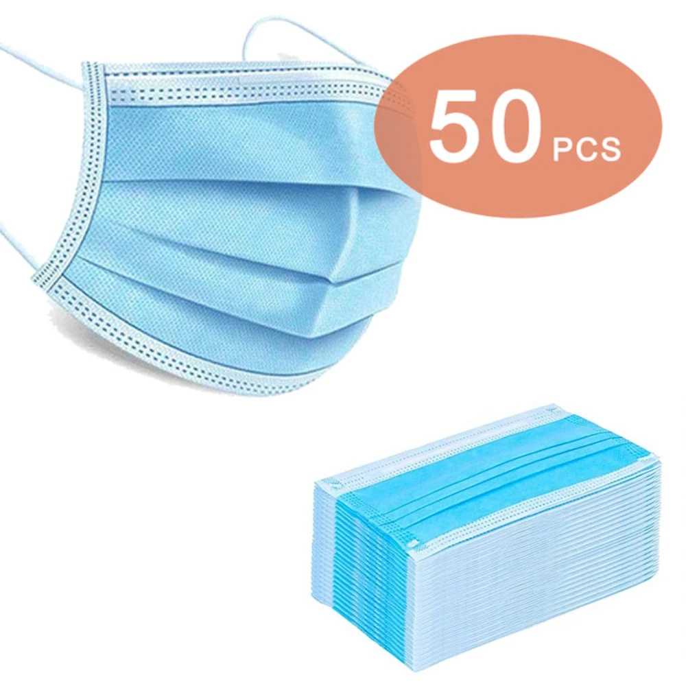 50Pcs KN95 Protective Anti Flu Dust Pollution Mask Face Allergy Particulate Air Filter Air Purification Gas Mask Respirator
50Pcs KN95 Protective Anti Flu Dust Pollution Mask Face Allergy Particulate Air Filter Air Purification Gas Mask Respirator