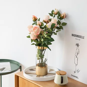 Wedding Artificial Rose Single 2-head Bud Core Artificial Rose Flower Home Living Room Decoration Table Ornament Fake Flowers
Wedding Artificial Rose Single 2-head Bud Core Artificial Rose Flower Home Living Room Decoration Table Ornament Fake Flowers