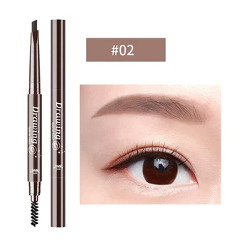 Double-headed Triangle Eyebrow Pencil Waterproof Smudge-proof Long Lasting Coloration Eyebrow Pen US Stock
Double-headed Triangle Eyebrow Pencil Waterproof Smudge-proof Long Lasting Coloration Eyebrow Pen US Stock
