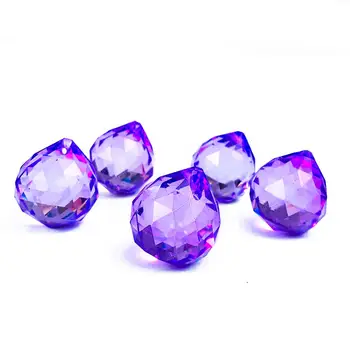 5pcs 30mm purple Crystal Suncatcher Chandelier Pendant Faceted Balls Glass Prism Balls Rainbow Maker For Home/Wedding Decoration
5pcs 30mm purple Crystal Suncatcher Chandelier Pendant Faceted Balls Glass Prism Balls Rainbow Maker For Home/Wedding Decoration