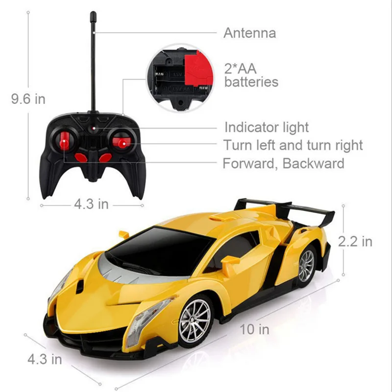 Growsland Remote Control Car, RC Xmas Gifts for Kids 1/18 Electric Sport Racing Hobby Toy
Growsland Remote Control Car, RC Xmas Gifts for Kids 1/18 Electric Sport Racing Hobby Toy