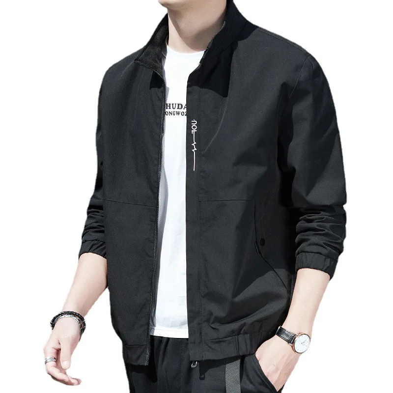 2022 Spring Men's Zipper Bomber Jacket Men Casual Streetwear Hip Hop Coat Male Outwear Stand Collar Baseball Jackets M-4XL
2022 Spring Men's Zipper Bomber Jacket Men Casual Streetwear Hip Hop Coat Male Outwear Stand Collar Baseball Jackets M-4XL