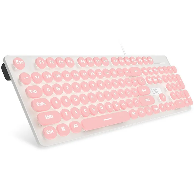 Technology Cute Pink Online Celebrity Retro Machinery Handfeel Keyboard Backlight Steam Punk Game Desktop PC
Technology Cute Pink Online Celebrity Retro Machinery Handfeel Keyboard Backlight Steam Punk Game Desktop PC