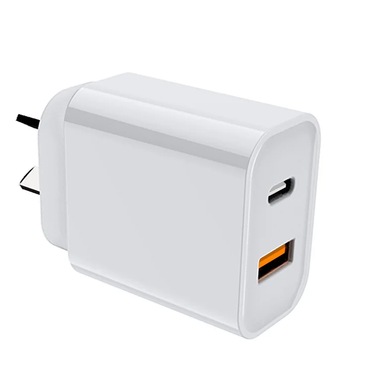 Pda18w/ QC two in one quick charging charger SAA certification applicable to 9v2a Australian charging head of Apple mobile phone
Pda18w/ QC two in one quick charging charger SAA certification applicable to 9v2a Australian charging head of Apple mobile phone