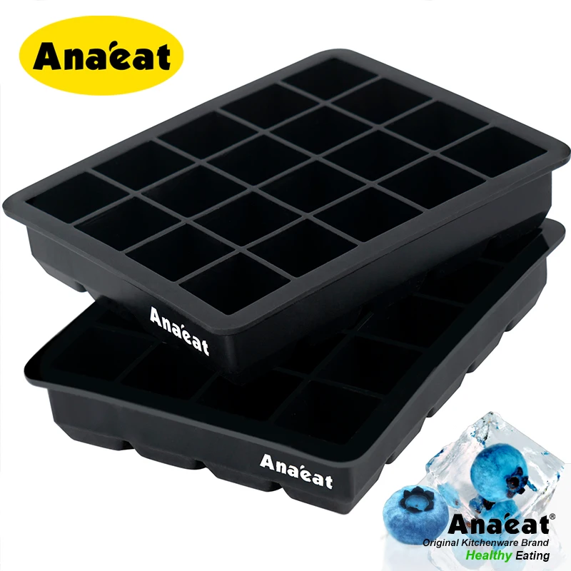 ANAEAT 1pc Food Grade Silicone 20 Square Soft Silicone Ice Cube Tray Ice Maker Jelly Pudding Mould ice Mold
ANAEAT 1pc Food Grade Silicone 20 Square Soft Silicone Ice Cube Tray Ice Maker Jelly Pudding Mould ice Mold