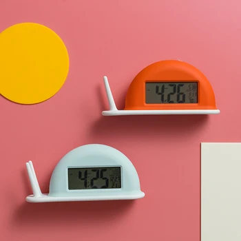 Creative children's digital snail cartoon mirror alarm clock LED display temperature time date calendar desktop clock
Creative children's digital snail cartoon mirror alarm clock LED display temperature time date calendar desktop clock