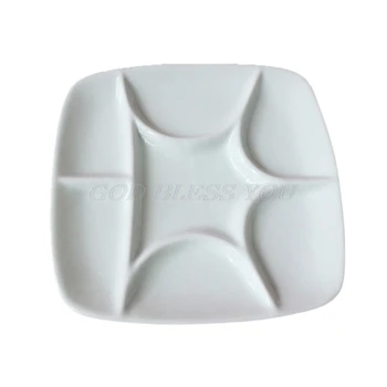 7-Well Square White Ceramic Artist Paint Palette for Watercolor Gouache Acrylic
7-Well Square White Ceramic Artist Paint Palette for Watercolor Gouache Acrylic