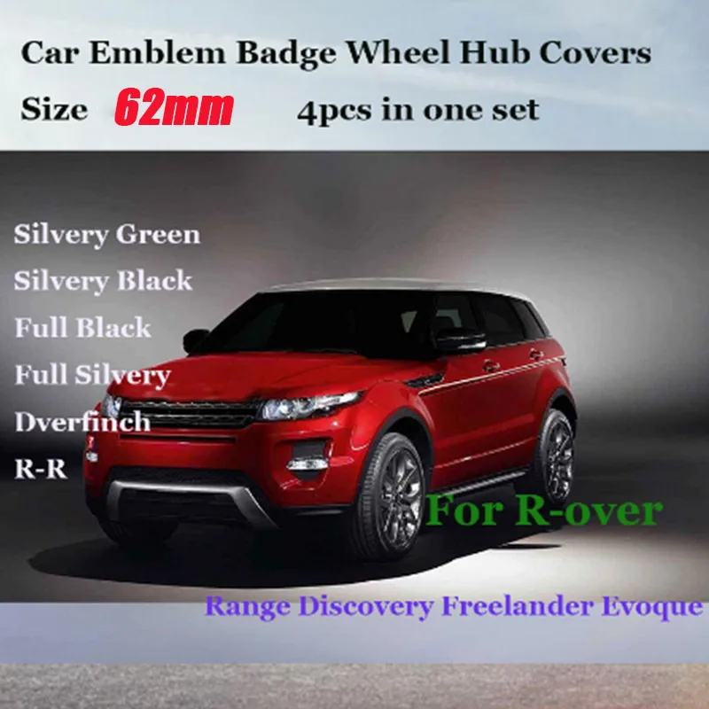 4pcs/set of 62MM Car emblem rims Wheel hub center logo badge For land rover Range Discovery Freelander Evoque Auto Covers label
4pcs/set of 62MM Car emblem rims Wheel hub center logo badge For land rover Range Discovery Freelander Evoque Auto Covers label