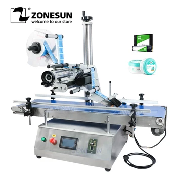 ZONESUN Automatic ZS-TB150PB Flat Surface Card Paper Pouch Labeling Machine Box Book Cover Label Sticker
ZONESUN Automatic ZS-TB150PB Flat Surface Card Paper Pouch Labeling Machine Box Book Cover Label Sticker