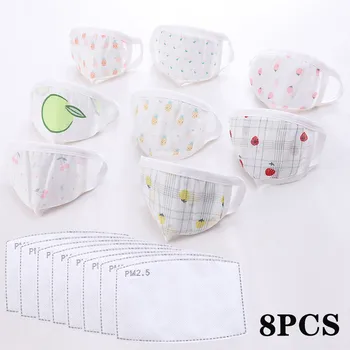8PCs Protective Mask Face Mask распиратор от гриппа Breathable Cartoon Print 5 Layer Filter Protect Mask+Filter-slice Gasket
8PCs Protective Mask Face Mask распиратор от гриппа Breathable Cartoon Print 5 Layer Filter Protect Mask+Filter-slice Gasket