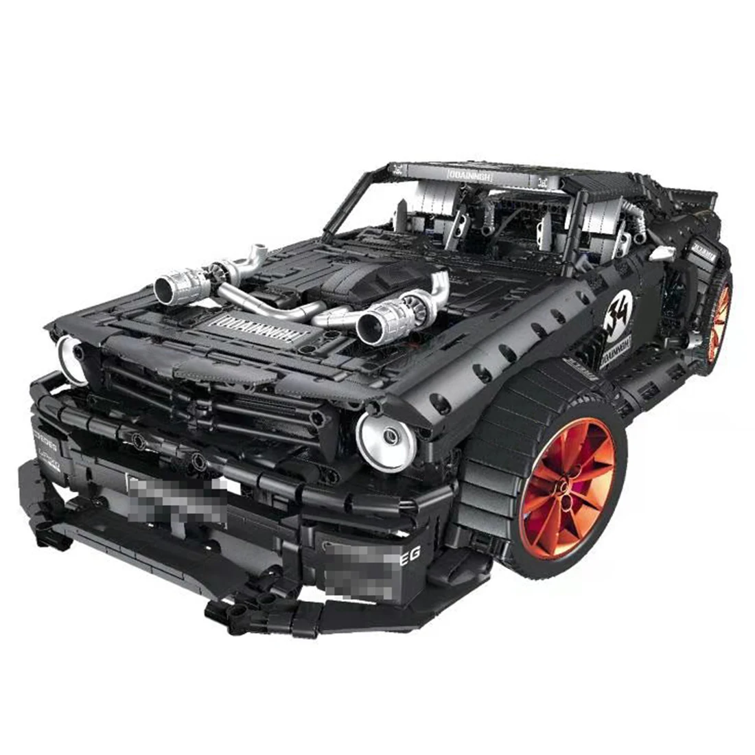 3168Pcs 1:10 Scale MOC RC Sports Car Vehicle Model High Level Assembly Small Particle Building Block Set Model Building- Black
3168Pcs 1:10 Scale MOC RC Sports Car Vehicle Model High Level Assembly Small Particle Building Block Set Model Building- Black
