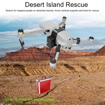 Throw With Landing Gear Transport Gift Delivery Device RC Drone Airdrop System Quick Release Fishing Bait For DJI Mavic Air 2
Throw With Landing Gear Transport Gift Delivery Device RC Drone Airdrop System Quick Release Fishing Bait For DJI Mavic Air 2