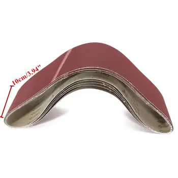 New 5Pcs/set 180 Grit Sanding Belt Grinding Polishing Aluminum Oxide Sanding Belts Tool Accessories Wine Red For Furniture 915X1
New 5Pcs/set 180 Grit Sanding Belt Grinding Polishing Aluminum Oxide Sanding Belts Tool Accessories Wine Red For Furniture 915X1